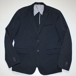 Mexx Metropolitan Men's Navy Blue Slim Fit Sport Coat Blazer Jacket size US 44R